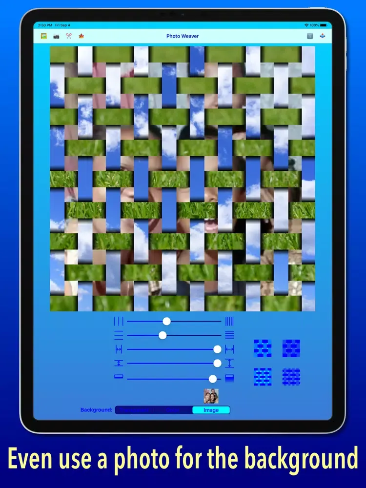 Скриншоты Photo Weaver iPad 
