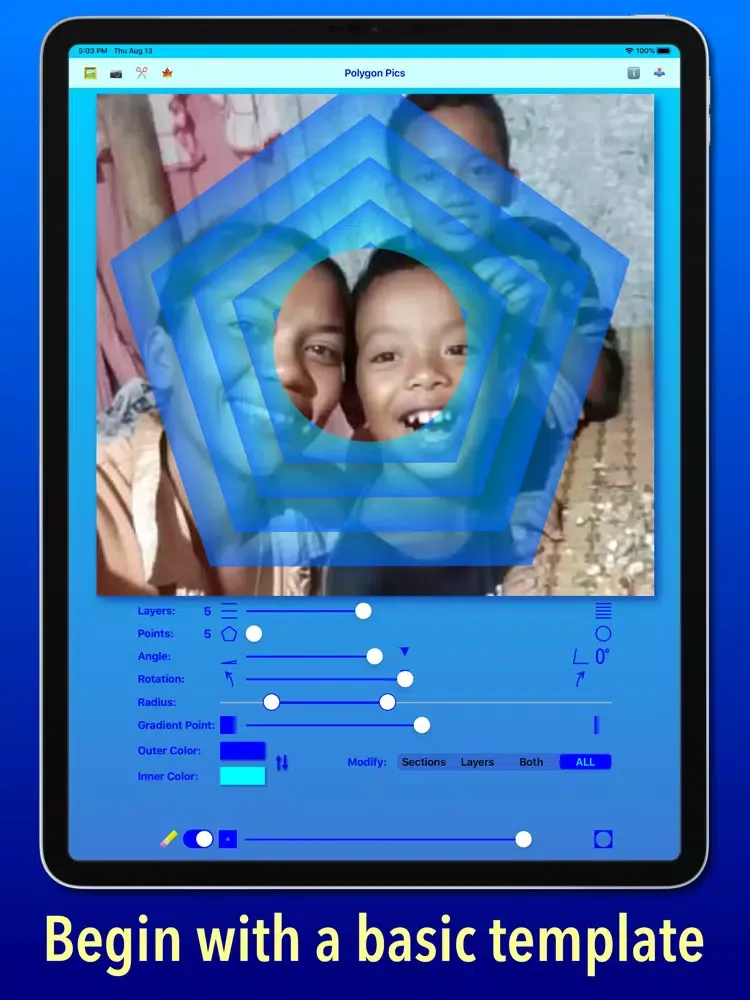 Polygon Pics iPad  سکرین شاٹس