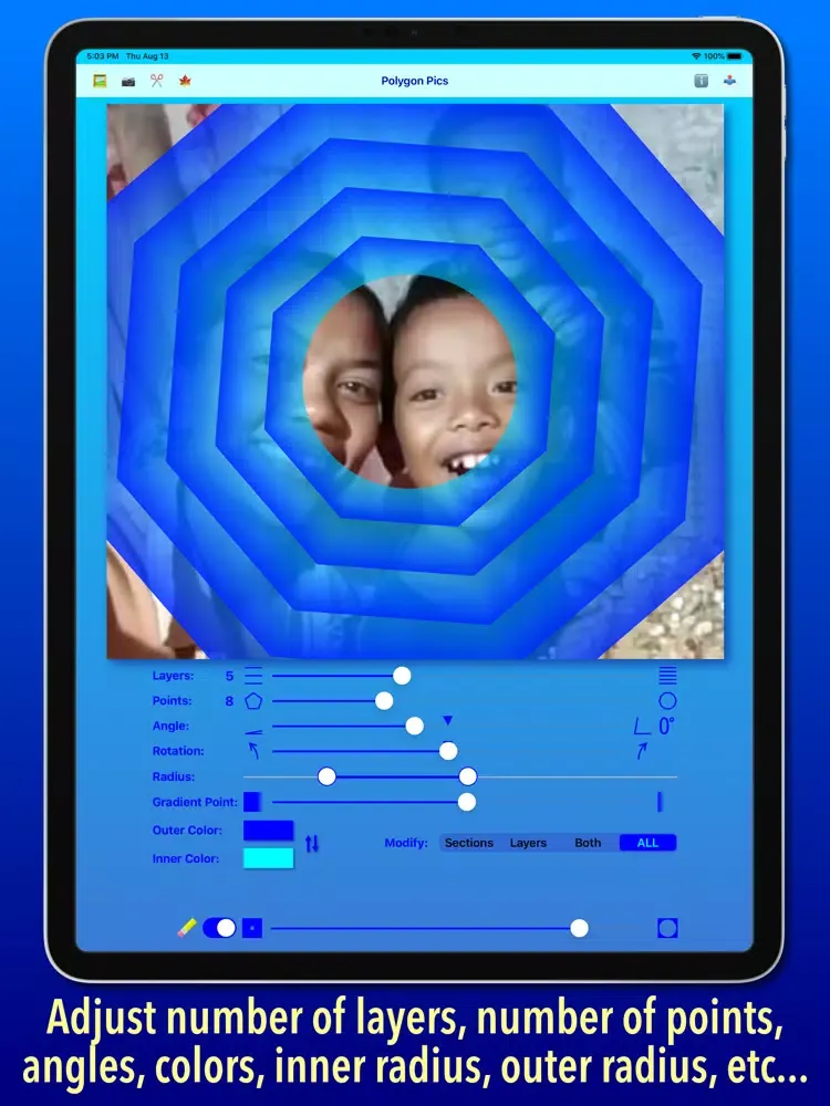 Polygon Pics iPad  سکرین شاٹس