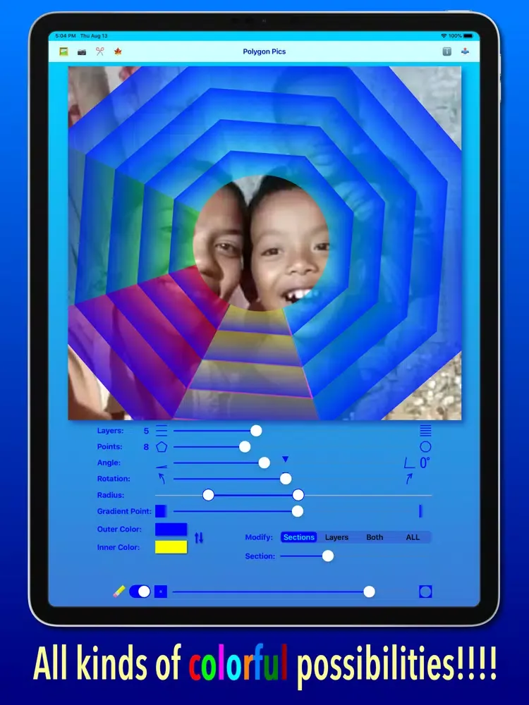 Polygon Pics iPad  سکرین شاٹس