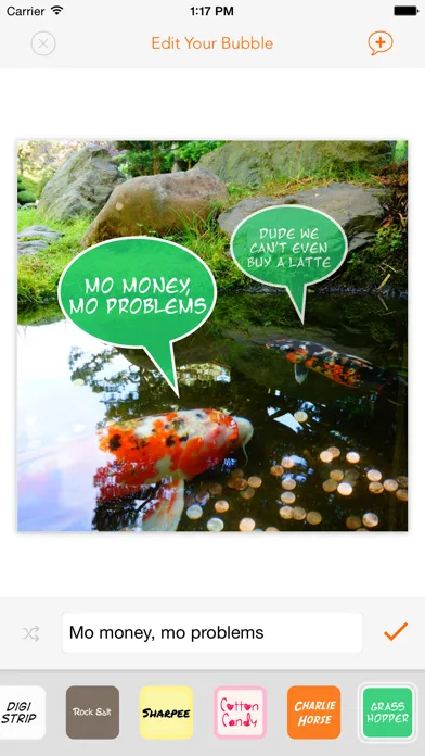 Bubblee - Add Speech Bubbles, Funny Captions & Photo Notes to Photos & Selfies स्क्रीनशॉट