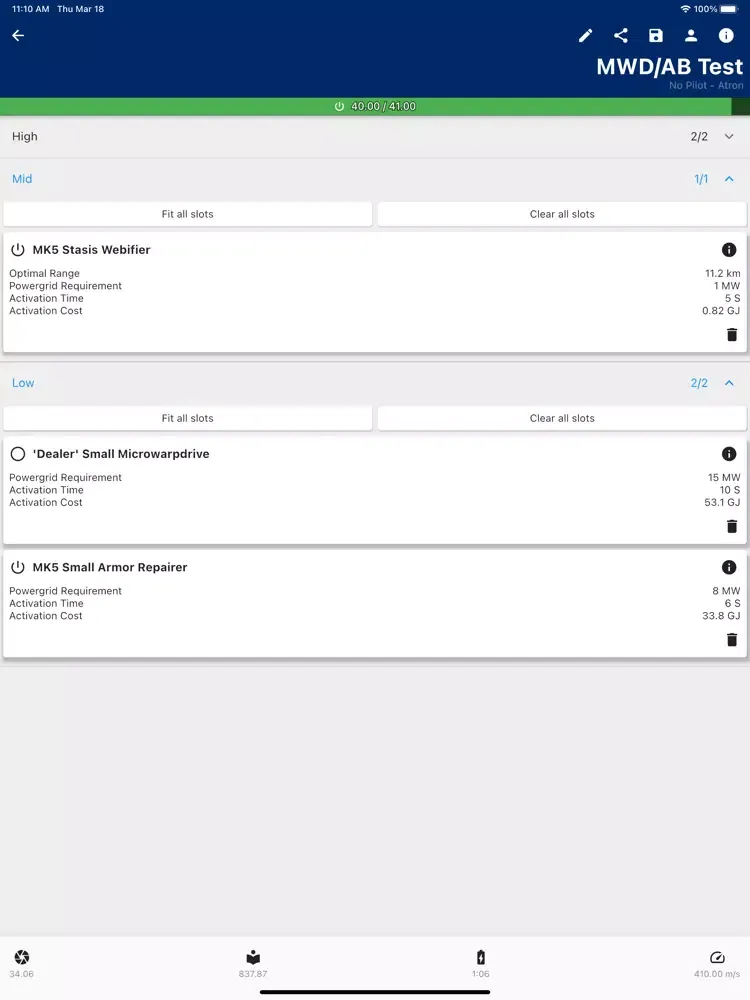 Capturas de tela do S.W.E.E.T iPad 