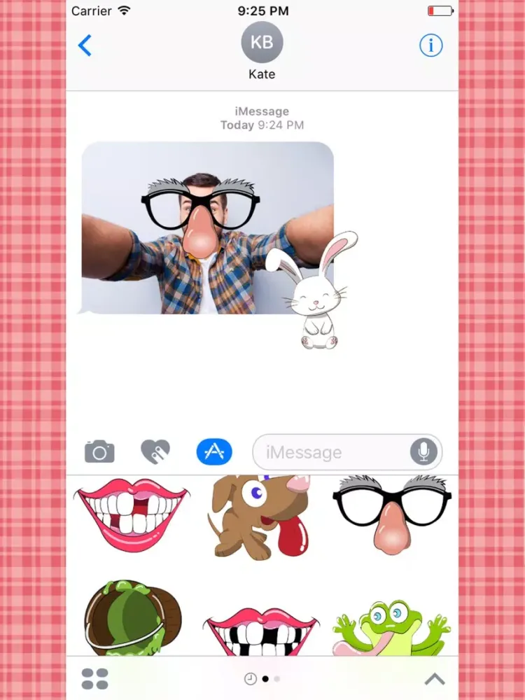 Silly Stickers for iMessage iPad  Ekran Görüntüleri