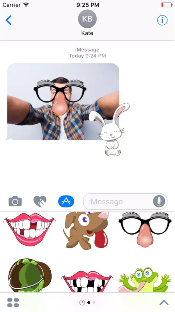 Silly Stickers for iMessage Ekran Görüntüleri