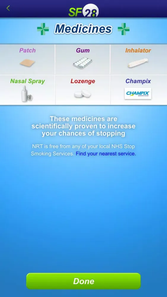 Smoke Free 28 (SF28) Quit Smoking Screenshots