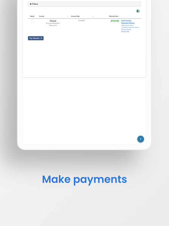 SEMCO Energy iPad  Ekran Görüntüleri
