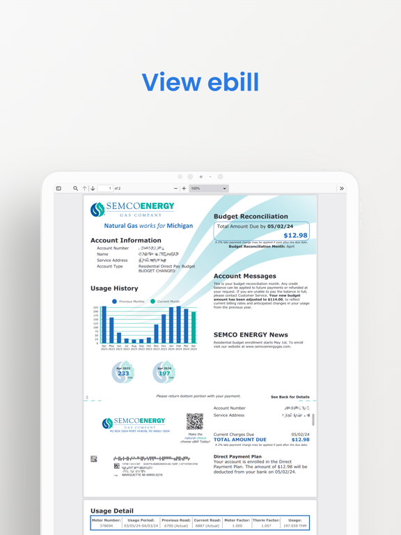 SEMCO Energy iPad  Ekran Görüntüleri