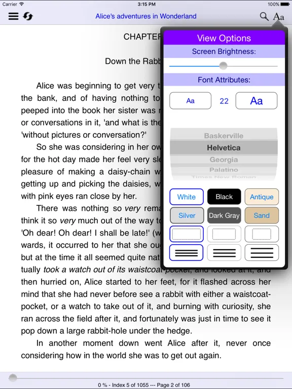 Avalon Reader for FB2 books iPad  Screenshots
