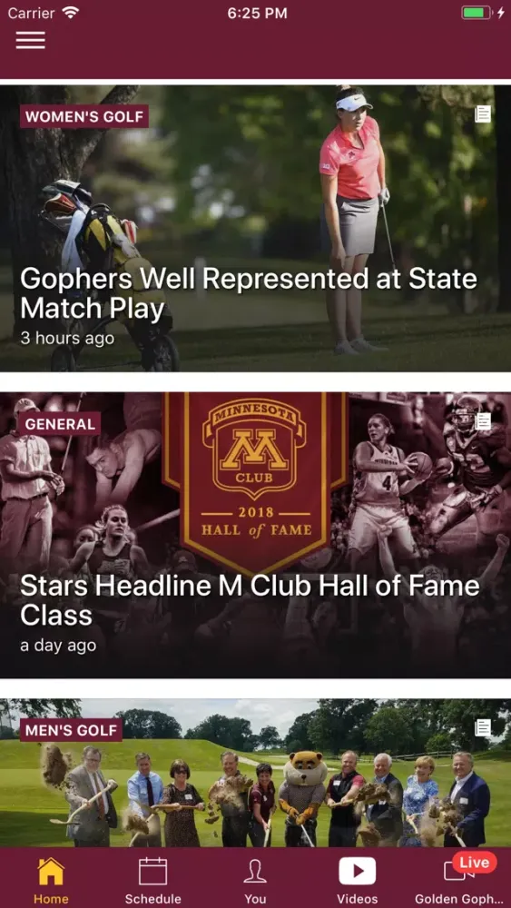 Minnesota Gophers Official App應用截圖