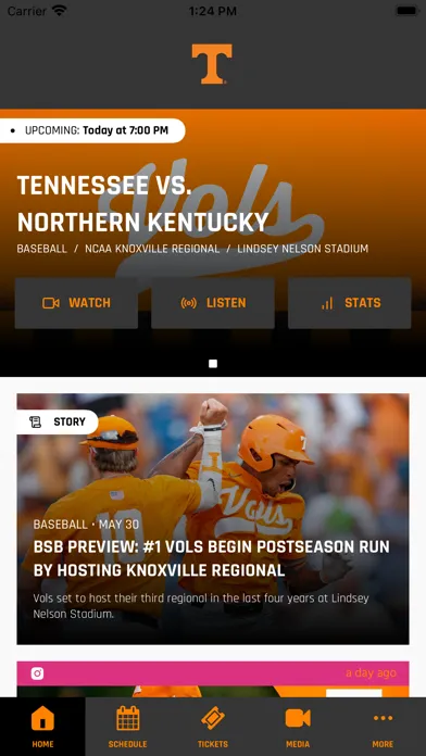 Tennessee Athletics Screenshots