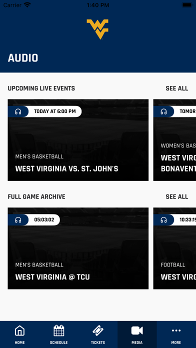 West Virginia Mountaineers应用截图