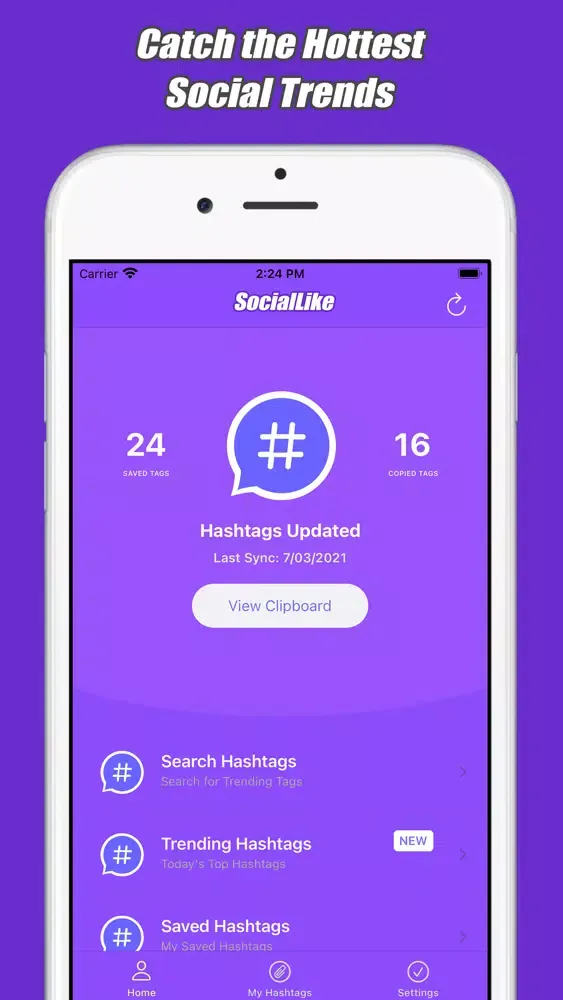 Social Like : Hashtags Tool スクリーンショット