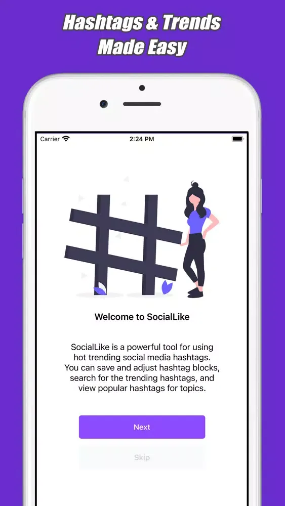 Social Like : Hashtags Tool スクリーンショット