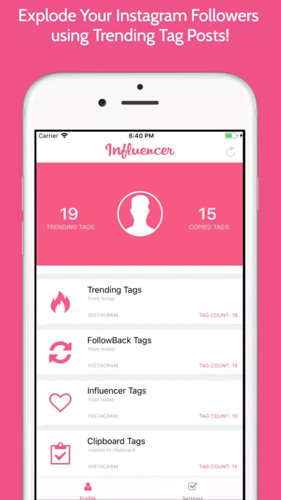 Influencer For Instagram Ekran Görüntüleri