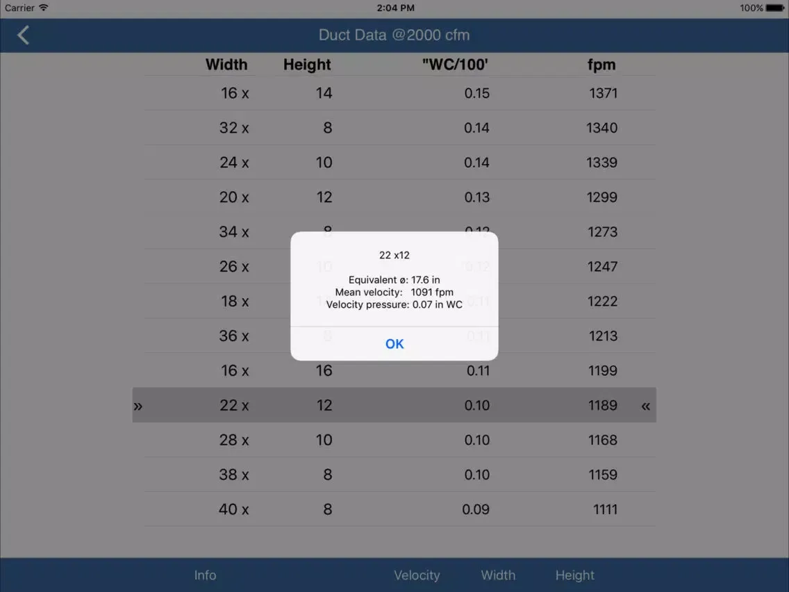 Fanfare HVAC Lite iPad  스크린샷