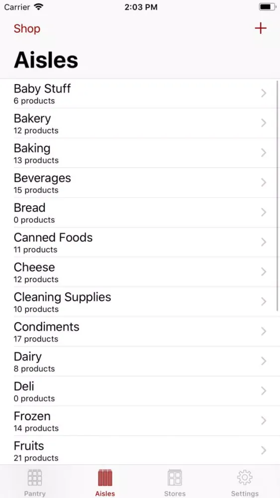Pantry Partner - Shopping List Ekran Görüntüleri