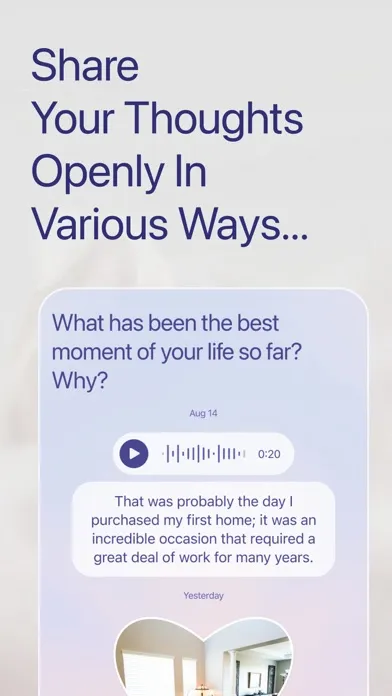 Screenshot di SnapReflect - Voice Diary
