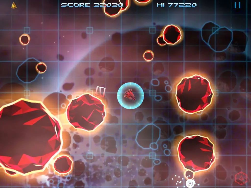 Screenshot di Retro Dust - Classic Arcade Asteroids Vs Invaders FREE iPad 
