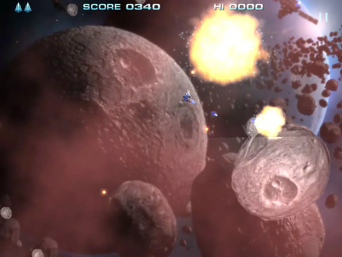 Screenshot di Retro Dust - Classic Arcade Asteroids Vs Invaders FREE iPad 