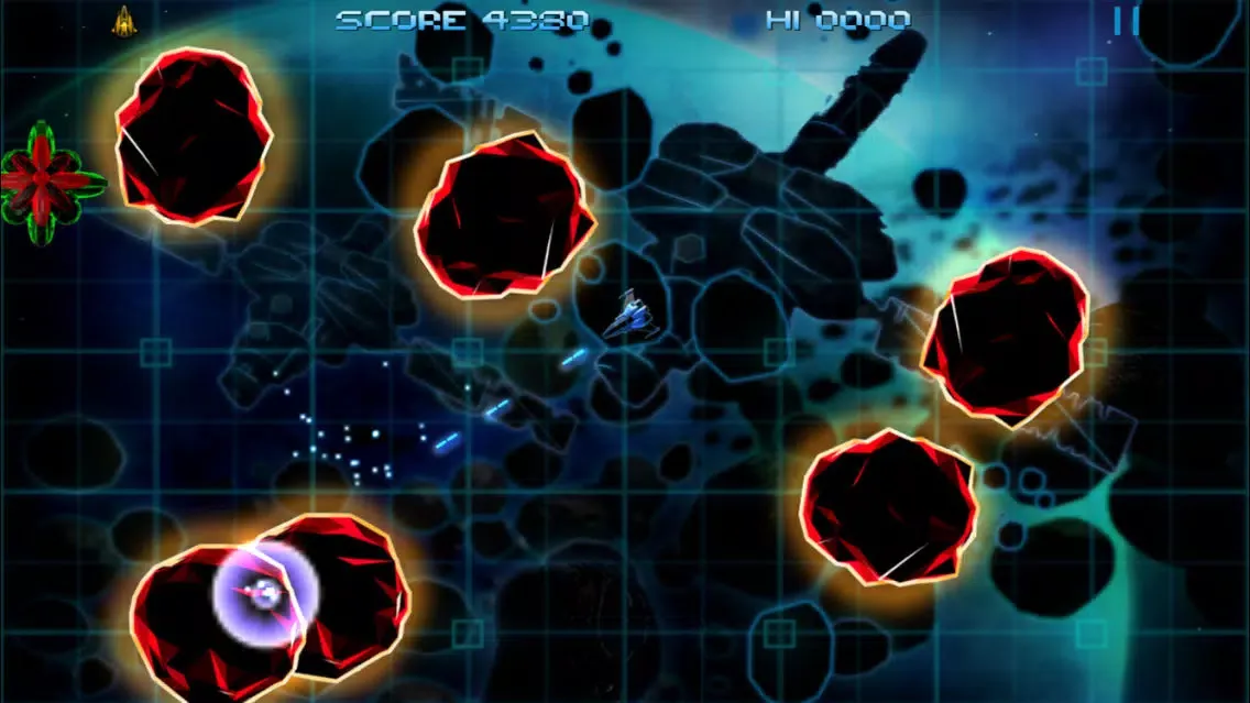 Screenshot di Retro Dust - Classic Arcade Asteroids Vs Invaders FREE