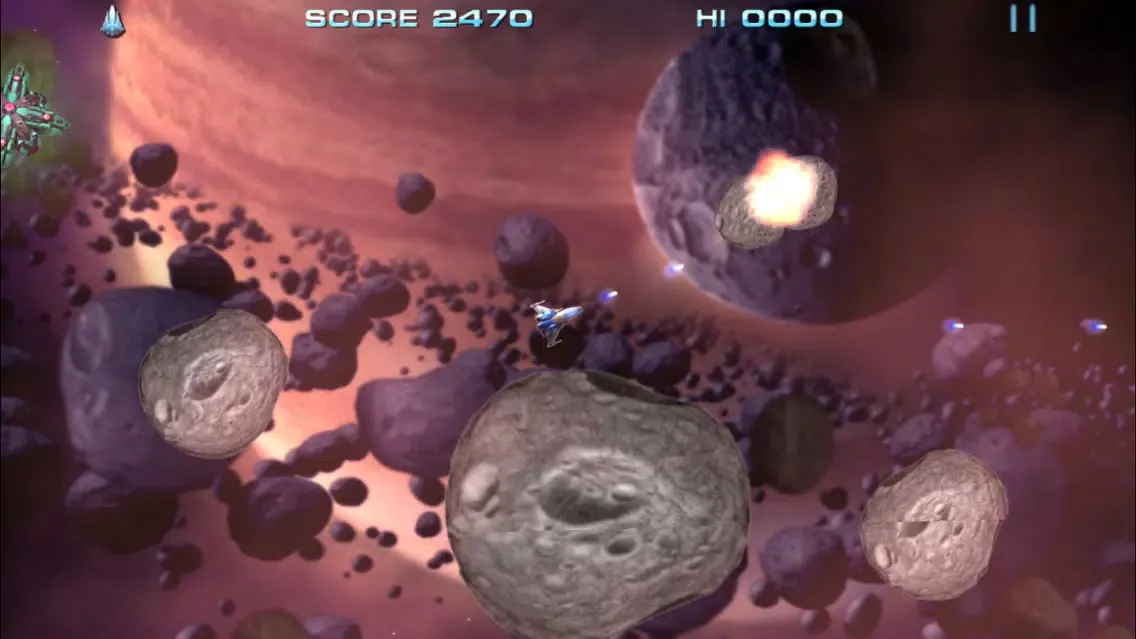 Screenshot di Retro Dust - Classic Arcade Asteroids Vs Invaders FREE