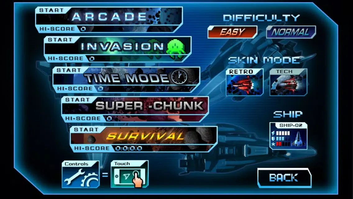 Screenshot di Retro Dust - Classic Arcade Asteroids Vs Invaders FREE