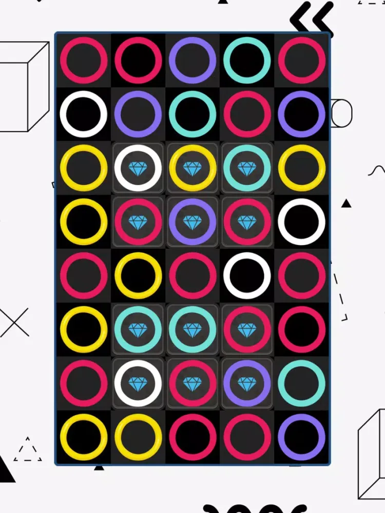 Capturas de pantalla de 101 Diamonds! Puzzle & Blast iPad 