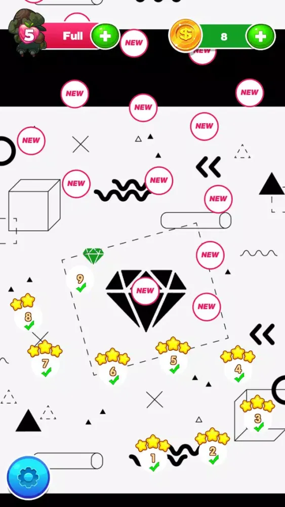 Capturas de pantalla de 101 Diamonds! Puzzle & Blast