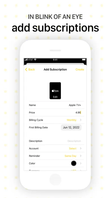 Track Subscriptions - DuesX Screenshots