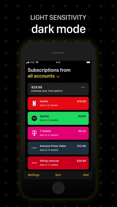 Track Subscriptions - DuesX Screenshots