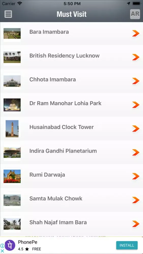 Tangkapan layar Lucknow