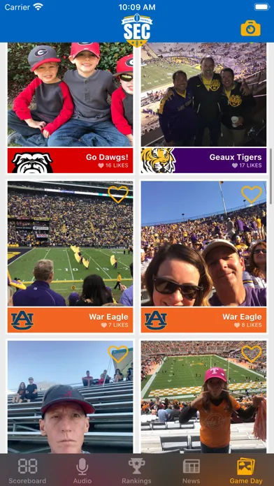 SEC Football Scores スクリーンショット