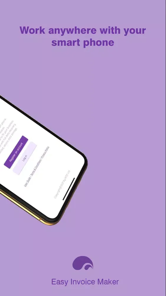 Capturas de tela do Easy Invoices