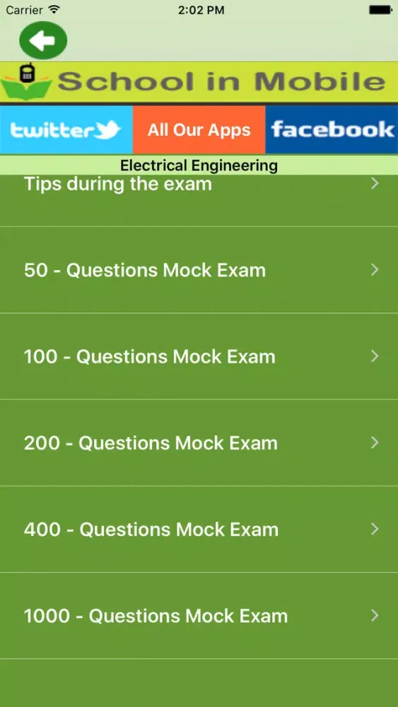 Electrical Engineering Quiz Ekran Görüntüleri