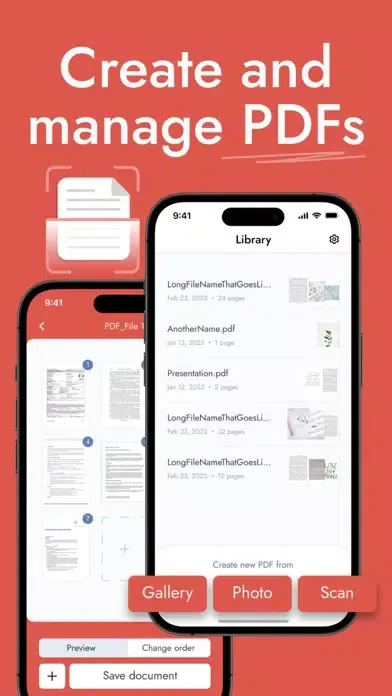 Capturas de pantalla de the convert documents for pdf