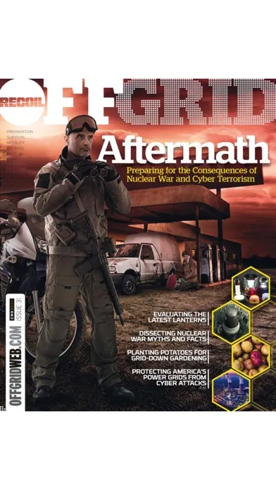 Tangkapan skrin RECOIL OFFGRID Magazine