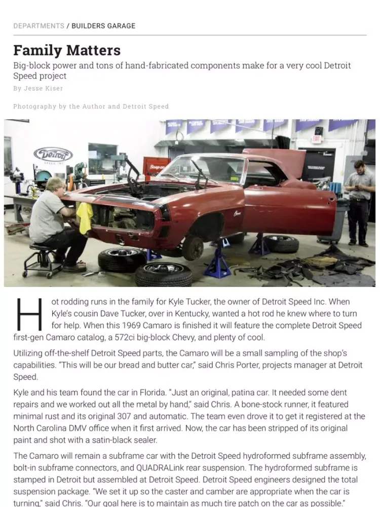 Tangkapan skrin Super Chevy iPad 