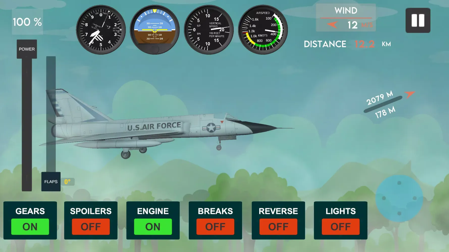 Screenshot di 2.5D Flight Simulator