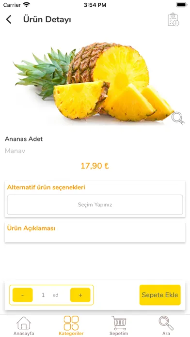 Sariyer Sanal Market应用截图