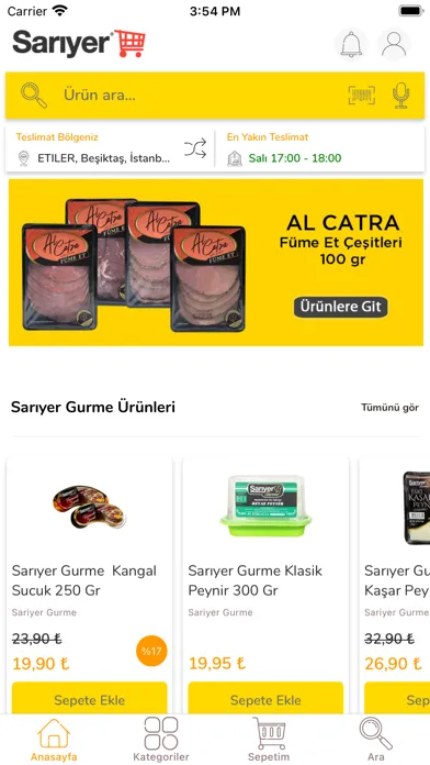 Sariyer Sanal Market应用截图