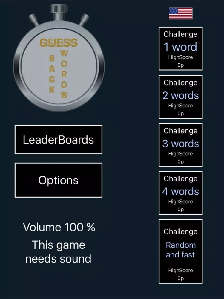 Guess BackWords iPad  স্ক্রিনশট