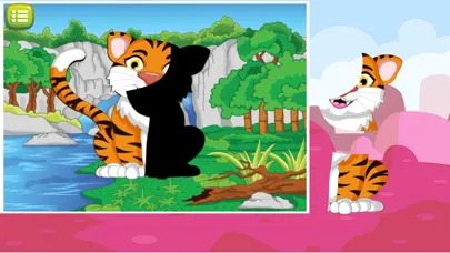 Tangkapan layar animals jigsaw puzzles problem solving games