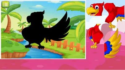 Tangkapan layar animals jigsaw puzzles problem solving games