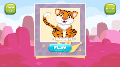 Tangkapan layar animals jigsaw puzzles problem solving games