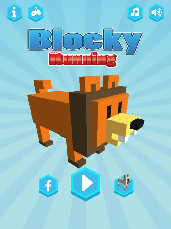 blocky endless risky road running arcade hopper iPad  Screenshots