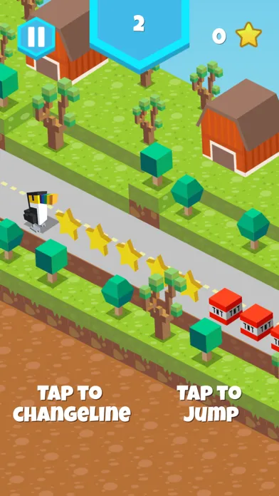 blocky endless risky road running arcade hopper Screenshots
