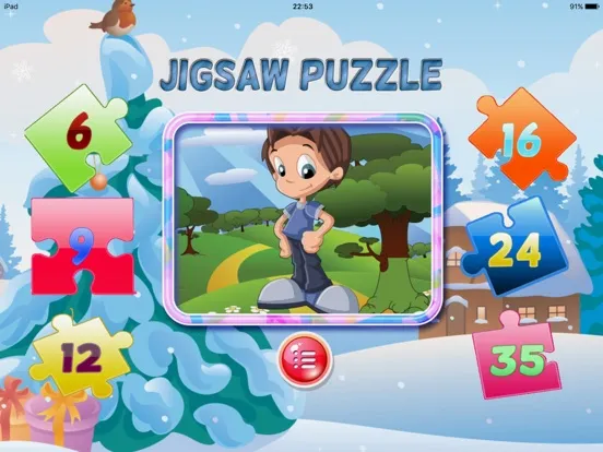 boy jigsaw puzzle educational games for kid school iPad 应用截图
