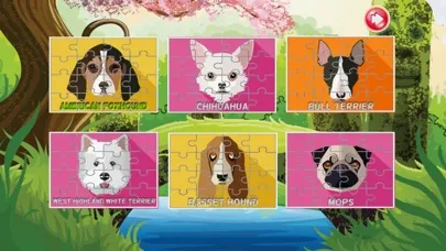 Capturas de pantalla de dog quiz jigsaw puzzle games for kids 2 to 7 years
