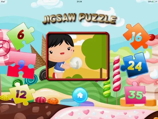 Capturas de pantalla de toddlers jigsaw puzzle activities for preschoolers iPad 