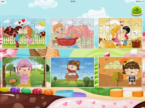 Capturas de pantalla de toddlers jigsaw puzzle activities for preschoolers iPad 